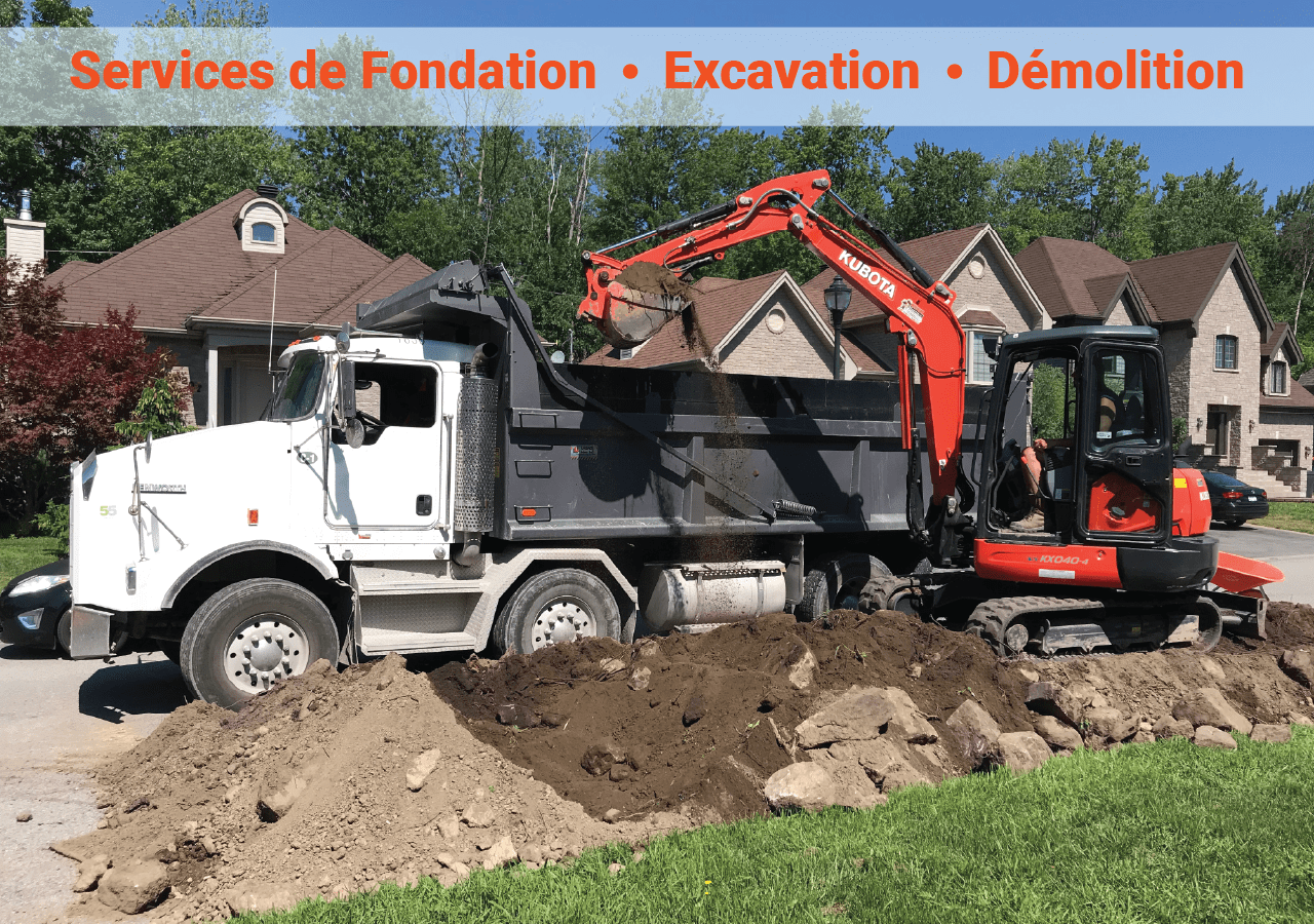 Excavation Fondasec - Excavation, Démolition & Services de Fondations dans le grand Montréal et les environs. | Fondasec.com